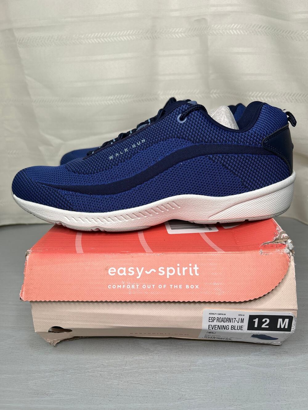 Easy Spirit Roadrun Sneakers Evening Blue Womens Size 12M